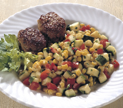 Frikadeller med courgettesalat